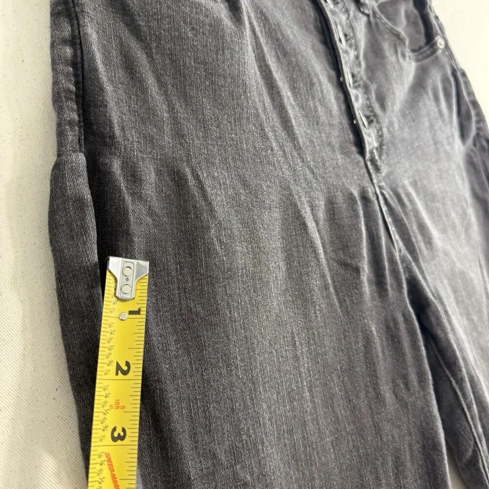 Free People Irreplaceable Flare Jean Raw Frayed Hem Black Women 31 *Read Details